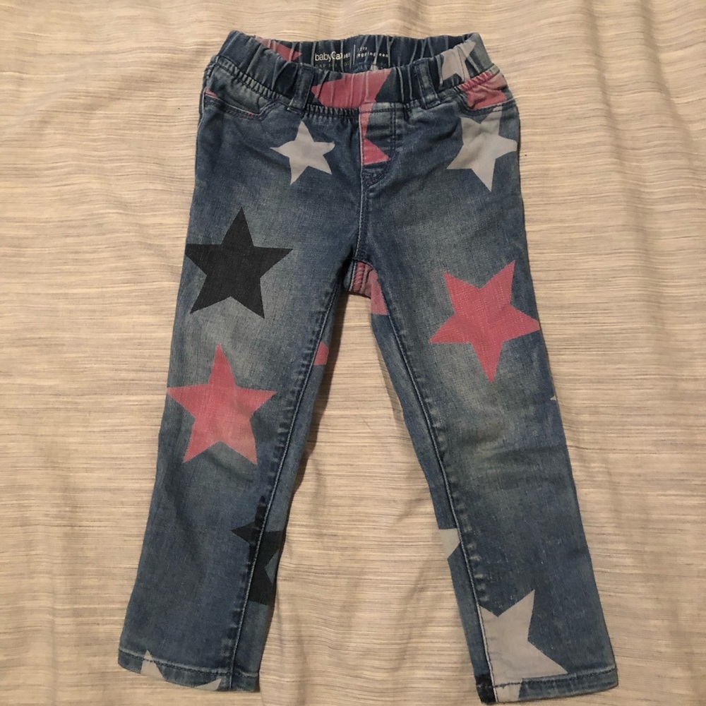 Star Print Gap Legging Jean ⭐️